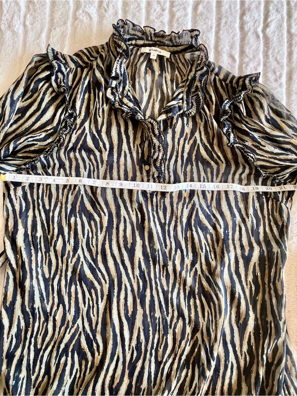 Garcia Dark Fairycore Sheer Ruffle Dress Whimsigoth Prairie Chic✨EUC - Picture 8 of 16